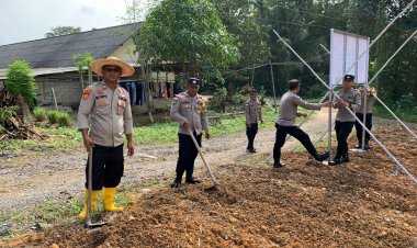 Polres Bintan Dukung Program Ketahanan Pangan