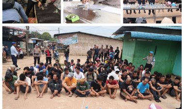 Polda Kepri Gelar Operasi, Kampung Aceh Bertransformasi Menjadi Kampung Sehat Madani