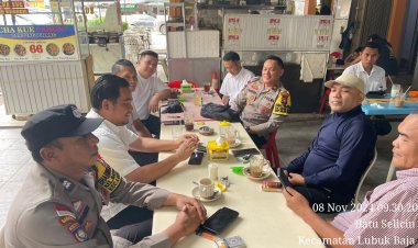 Mendengar Aspirasi Warga, Polsek Lubuk Baja Gelar Program Jumat Curhat
