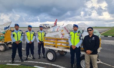 Pengamanan 2.076 Lembar Sampul Surat Suara Pilgub dan Pilbup 2024 di Lanud Raden Sadjad