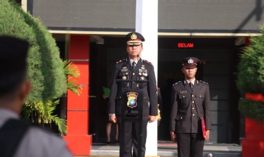Upacara Peringatan Hari Pahlawan Nasional Tahun 2024 Di Polres Karimun