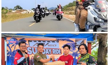 Sunday Ride Bersama Honda ADV160 di Pantai Melay: Ajang Riding dan Silaturahmi Bikers Honda