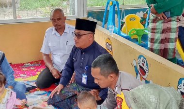 BRIPKA Dony Firmansyah Bagikan Telur Puyuh ke Posyandu Cegah Stunting