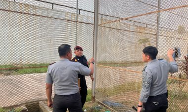 Deteksi Dini Keamanan: Kepala Rutan Batam Lakukan Kontrol Ketat Area Branggang