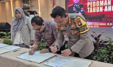 DITPAMOBVIT Polda Kepri Siapkan Langkah 2025 dengan Penandatanganan Pedoman Kerja Teknis