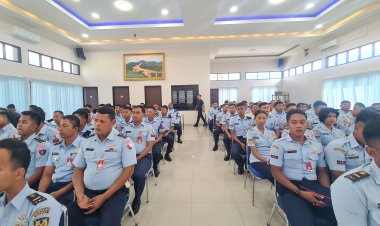 Danlanud RSA Natuna Tekankan Disiplin, Tolak Judi dan Narkoba, Serta Netralitas TNI di Tahun Politik