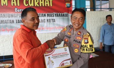 Polresta Tanjungpinang Gelar Jumat Curhat, Ajak Kelompok Tani Wujudkan Ketahanan Pangan dan Jaga Kamtibmas