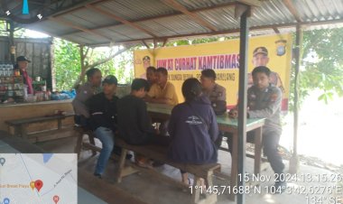 Polsek Sungai Beduk Pererat Silaturahmi dengan Warga melalui Program Jumat Curhat Kamtibmas