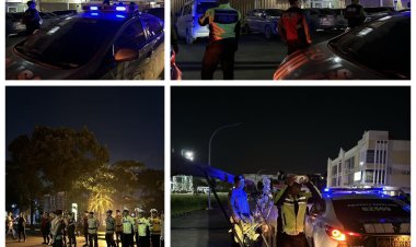 Polresta Barelang Gelar Patroli Skala Besar Sambut Pilkada Serentak 2024