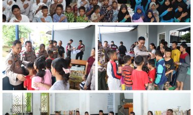 Polresta Barelang Wujudkan Kepedulian, Berikan Bantuan ke Panti Asuhan di Kecamatan Sagulung