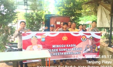 Minggu Kasih Polsek Sungai Beduk: Wujud Sinergi dengan Masyarakat untuk Keamanan Bersama