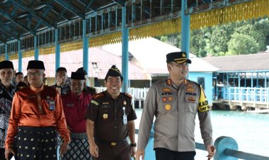 AKBP Apri Fajar Hermanto, Sambut Kedatangan KAJATI KEPRI.