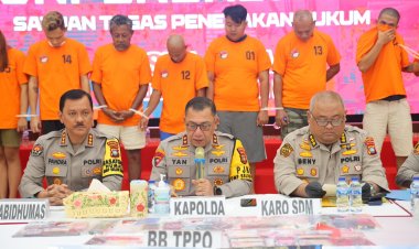 Kapolda Kepri Irjen Pol Yan Fitri Halimansyah Pimpin Konferensi Pers: Dukungan Polda Kepri untuk Program Asta Cita Presiden Demi Kepri Aman dan Sejahtera