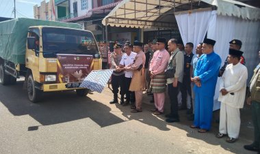 Polres Lingga Kawal Ketat Pendistribusian Perdana Logistik Pilkada 2024