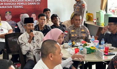 Sinergi FORKOPIMCAM, Penyelenggara Pemilu, dan Tokoh Masyarakat untuk Pemilu Damai di Kecamatan Tebing