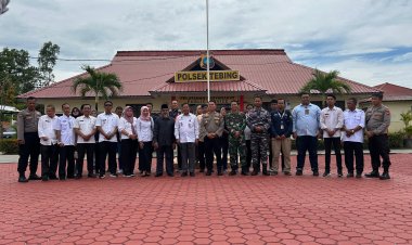 Deklarasi Pemilu Damai di Kecamatan Tebing Dihadiri Polsek dan Forkopimcam