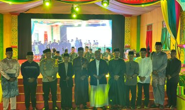 Akp Mayson Safri Hadiri Tabliq Akbar Sempena Hari Jadi Kabupaten Lingga ke-21  dan Hut Korpri ke 53