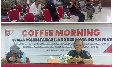 Kopi Morning Bersama Insan Pers: Polresta Barelang dan IJTI Sumatra Tegaskan Komitmen Jaga Kondusivitas Pilkada 2024