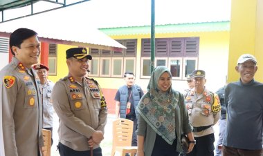 PAMATWIL Ops Mantap Praja Seligi 2024 Bersama Forkompinda Cek Ke Sejumlah TPS di Kabupaten Lingga
