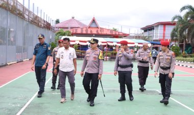 Demi Kelancaran, Kapolres Bintan Terus Laksanakan Peninjauan Secara Langsung ke TPS