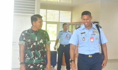 Danlanud RSA Natuna Sambut Tim Koopsud I, Pastikan Progres Pembangunan Tepat Waktu