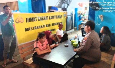 Polresta Barelang Gelar Jumat Curhat Bersama Warga Bengkong untuk Jaga Kamtibmas Pasca-Pilkada