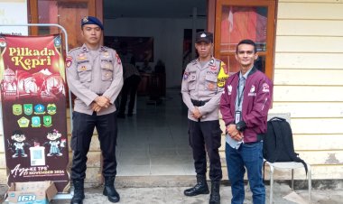 Polres Lingga Amankan Rapat Pleno Terbuka Rekapitulasi Suara Dalam Rangka Operasi Mantap Praja Seligi 2024