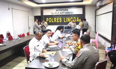 Tim Wasops Mantap Praja Seligi 2024 Lakukan Pengecekan Di Polres Lingga