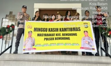 Polsek Bengkong Gelar Minggu Kasih Kamtibmas di Gereja Impact Community