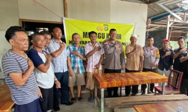 Minggu Kasih Polsek Batu Ampar bersama Warga Batu Merah