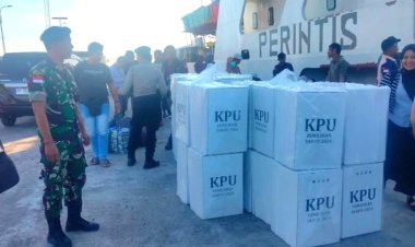 TNI AU Lanud Raden Sadjad Natuna Pastikan Keamanan Penumpang dan Logistik Pilkada di Pelabuhan Ranai Penagi