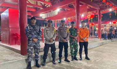 Akp Mayson Safri Pimpin Pengamanan Sembahyang Keselamatan di Kelenteng Cetia Beringin