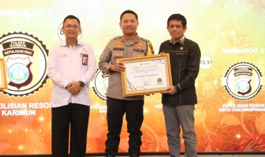 Polresta Barelang Raih Penghargaan Predikat Kepatuhan Pelayanan Publik 2024 dari Ombudsman RI