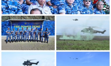Danlanud RSA Natuna Hadiri Fire Power Demo TNI AU Latihan Angkasa Yudha 2024