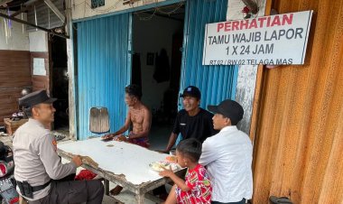 Satbinmas Polres Karimun Laksanakan Himbauan Kamtibmas Pasca Coblos Dan Hitung Suara Dalam Rangka Pilkada Serentak 2024