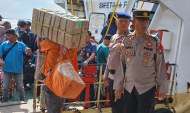 Lonjakan Penumpang KM Kelud di Tanjung Balai Karimun Berjalan Lancar dan Aman