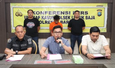 Polsek Lubuk Baja Gelar Konferensi Pers Ungkap Kasus Curanmor yang Viral di Tanjung Uma Kec. Lubuk Baja