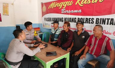 Pasca Pilkada 2024, Jajaran Polres Bintan Lakukan Minggu Kasih Kepada Masyarakat