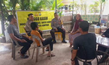 Minggu kasih Polsek Batu Ampar dengan Warga Tanjung Sengkuang