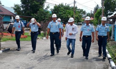 Danlanud RSA Natuna Jalin Silaturahmi dengan PLN Kabupaten Natuna