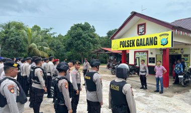Polresta Barelang Gelar Apel Kesiapan Personil Antisipasi Permasalahan di Sembulang – Galang