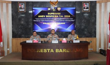 Sespimma Sespim Lemdiklat Polri laksanakan Supervisi dan Anev di Polresta Barelang