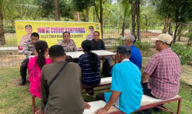 Polsek Sungai Beduk Rutin laksanakan Jumat Curhat Kamtibmas Tampung Aspirasi Masyarakat