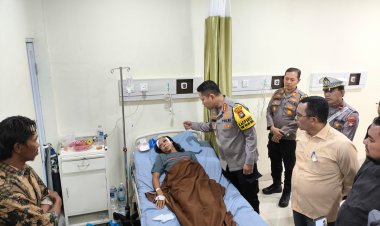Kapolresta Barelang Kunjungi dan Berikan Bantuan kepada Korban Peristiwa di Sembulang Hulu