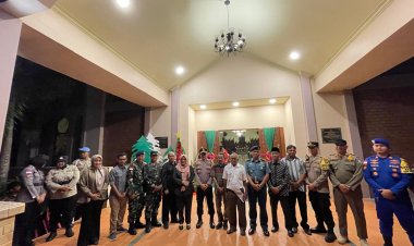 Berikan Rasa Aman Kepada Masyarakat, Kapolres Bintan Bersama FKPD Tinjau Ibadah Gereja di Tanjung Uban