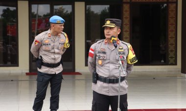 Polresta Barelang Laksanakan Apel Siaga Antisipasi Libur Natal dan Tahun Baru 2025