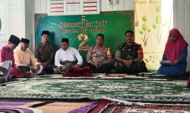 AKP Mayson Syafri Hadiri Syukuran Hari Jadi Ke-2 Kelurahan Daik Sepincan