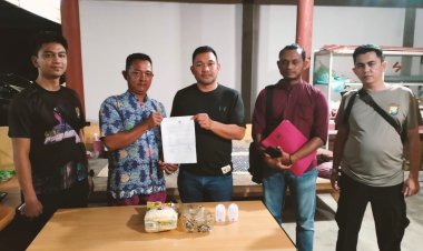 Penemuan Bungkusan Diduga Berisi Sabu di Pantai Desa Malang Rapat