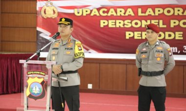 Polresta Barelang Gelar Upacara Korps Raport: 104 Personel Naik Pangkat Setingkat Lebih Tinggi