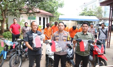 Tutup Akhir Tahun 2024: Polsek Sei Beduk Gelar Konferensi Pers Ungkap Tiga Kasus Pencurian Kendaraan Bermotor (Curanmor)